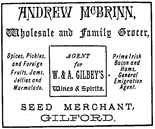 Andrew McBrinn, Seed Merchant